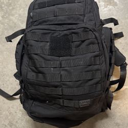 Black Military Style Backpack