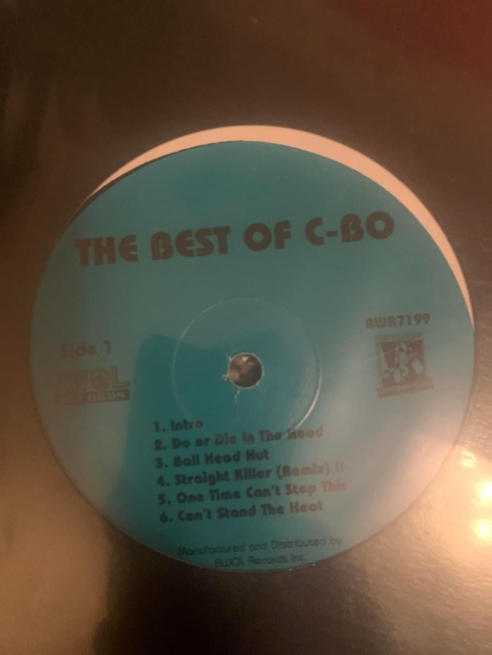 The Best Of C-Bo 12” Vinyl Rap Record