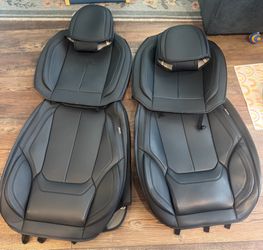 New Coverado Car Seat Covers - Black Faux Leather