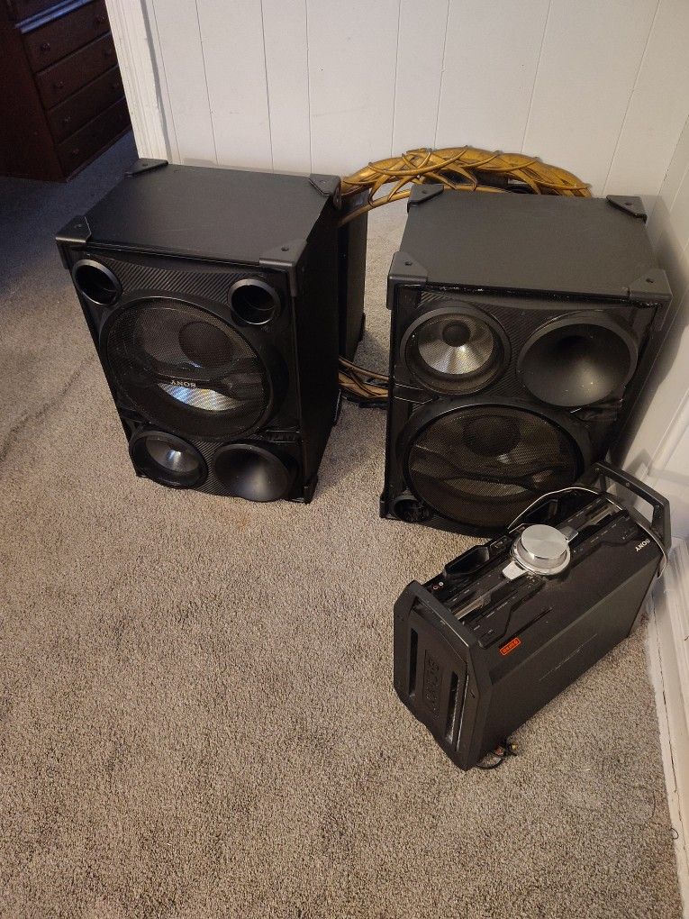 Sony Speakers Dj Equipment