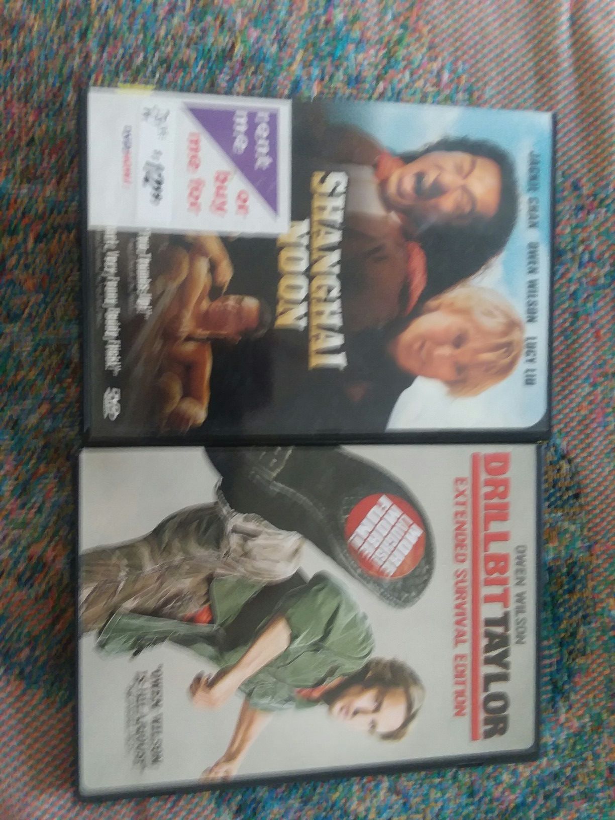 Shanghai Noon & Drillbit Taylor Dvd Movie Set