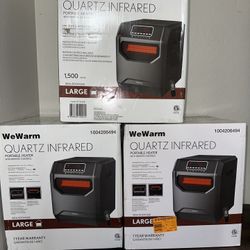 3 New Infrared Space Heater – HT1013US – 1500W