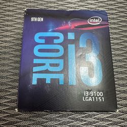 Intel Core I3 9100 9th Gen 