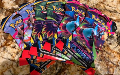 Pokemon phantasmal flames sleeved booster packs