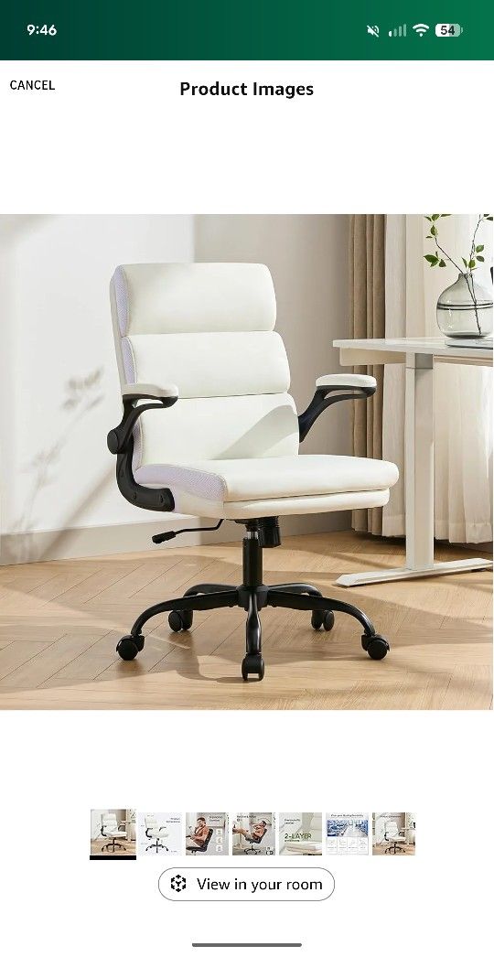 Brand New White Office Chair