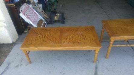 End tables and coffee table