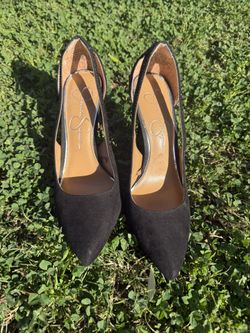 Jessica Simpson Primista Black Heels Size 6M