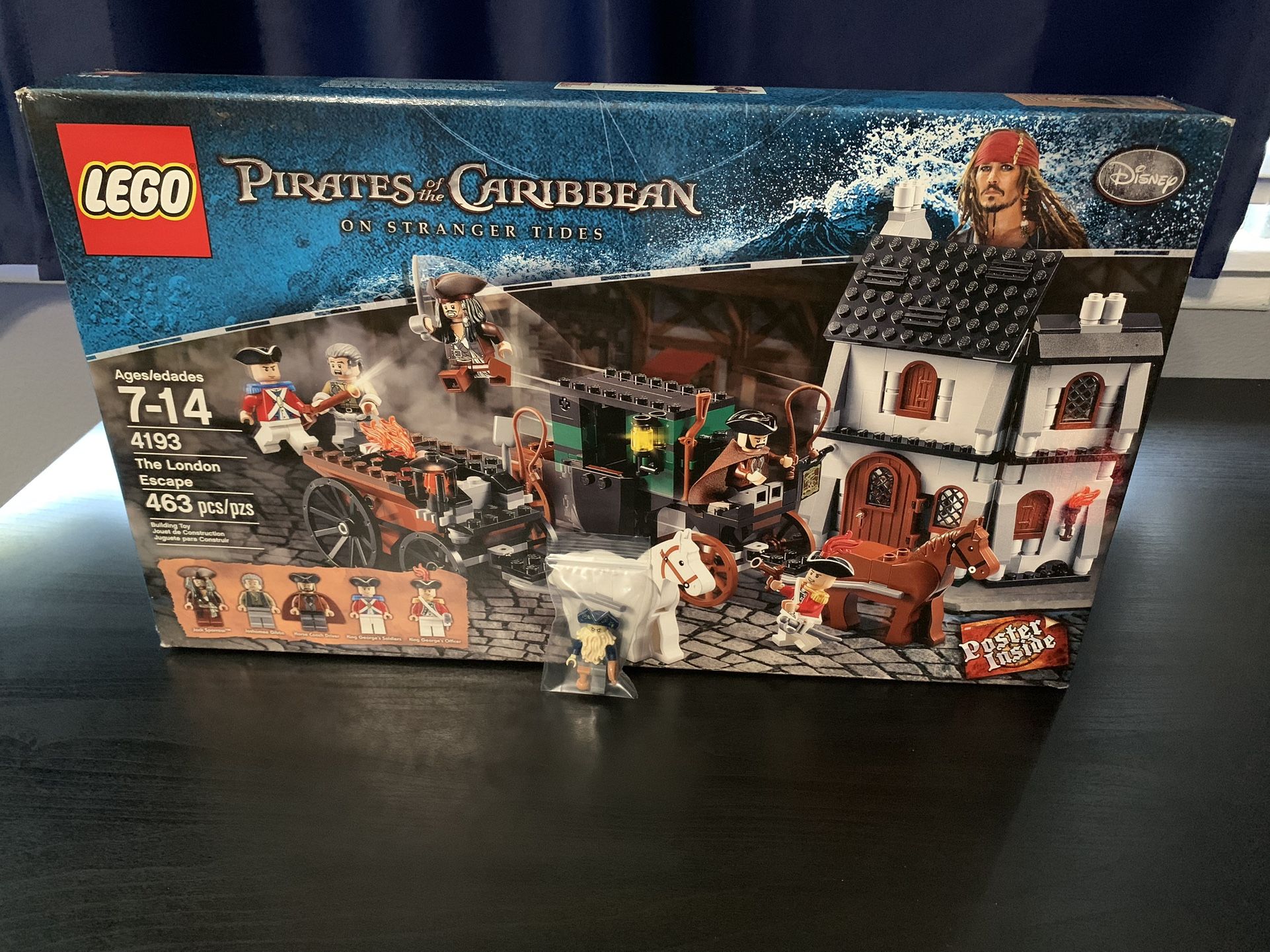Lego Pirates Of The Caribbean Set 4193 Davy Jones