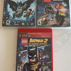 Lego Batman and Lego Jurassic World