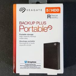 Seagate Portable 5TB External Hard Drive (Brand New)