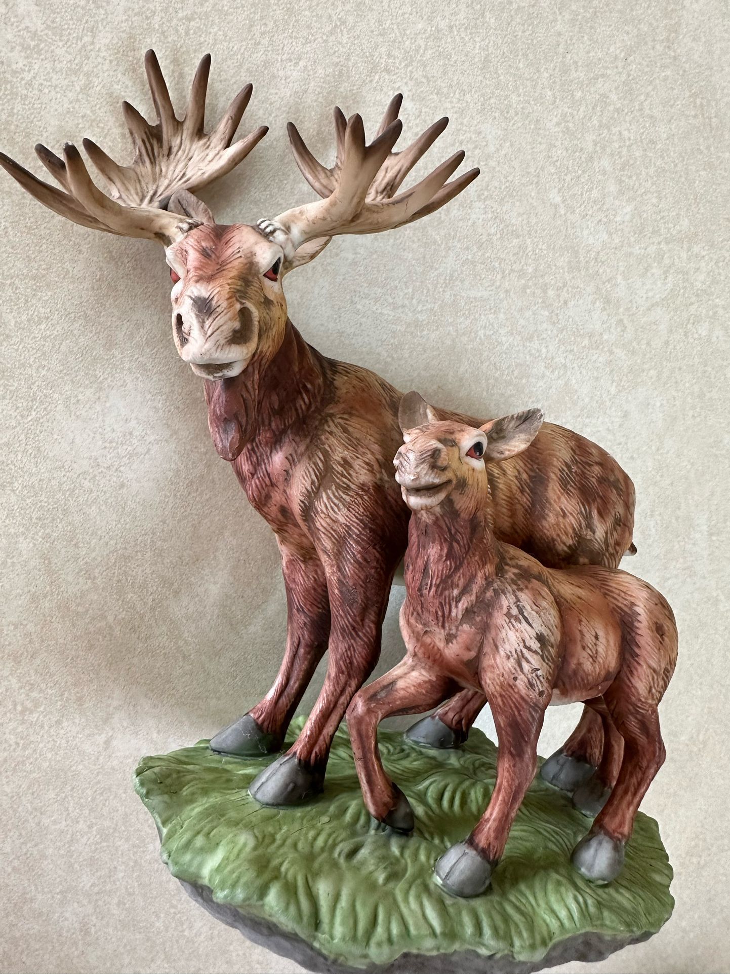 Moose And Calf Wilderness Sculpture Collection
