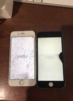 2 iPhone 6 for parts