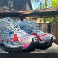 Balenciaga Track Sneaker – White / Red / Blue