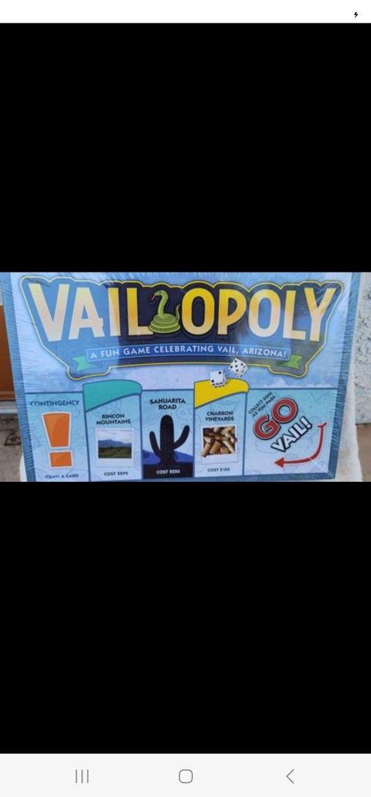 Vailopoly Vail Opoly Board Game New In Plastic Wrap