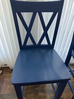 Blue Bar Stools