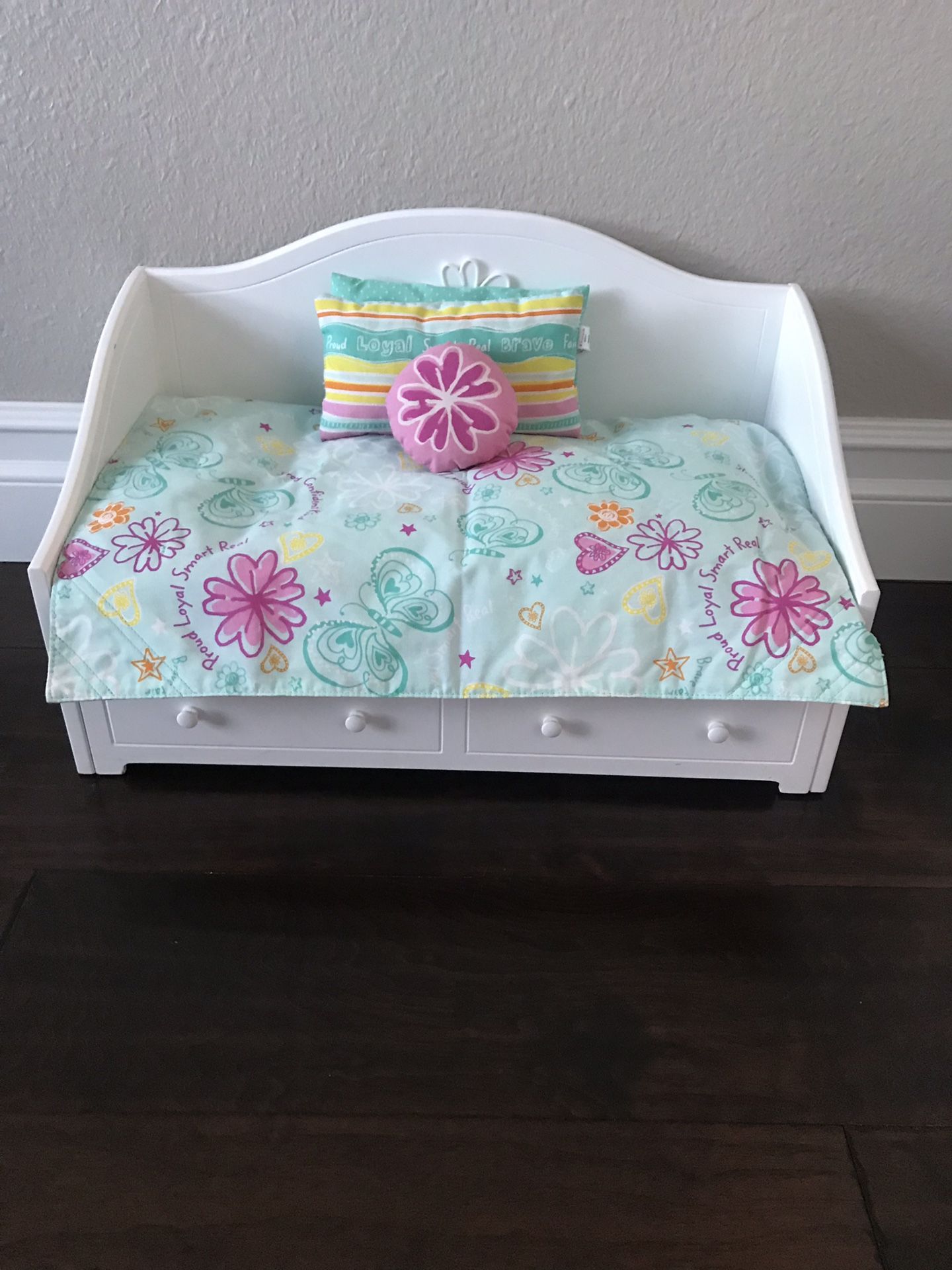 American Girl Doll Daybed with Trundle