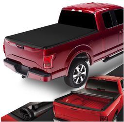 LA Zona Auto Parts 2015 to 2026 F-150 Soft Roll up Tonneau Cover Tapa Cubierto Ford f150 