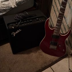 mustang LT50 Amplifier And Ibanez RG Series Guitar