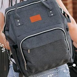 Dark Grey Diaper Bag - BRAND NEW 