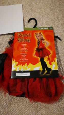 Halloween Costume Devil Diva Toddler 2T