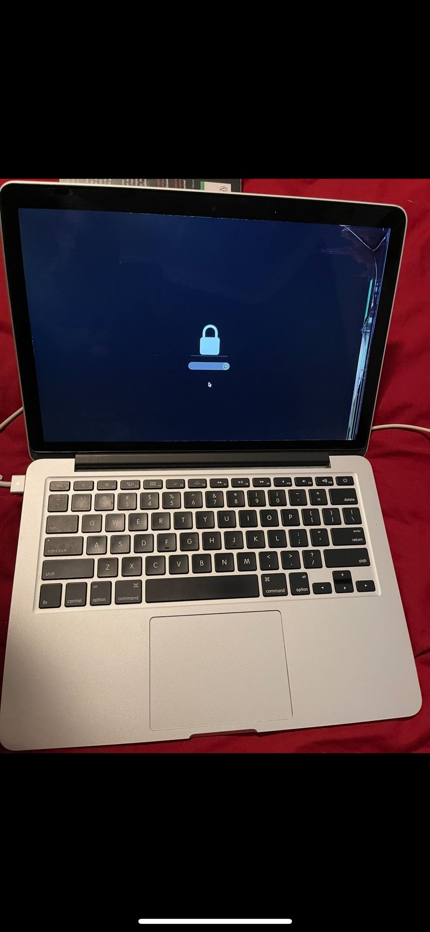 $50 2013 MacBook With Minor Screen Damage. Runs Great.