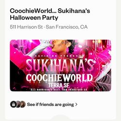 CoochieWorld…SUKIHANA’S Halloween 🎃 Party
