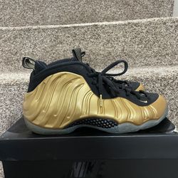 Nike Foamposite Gold Metallic 
