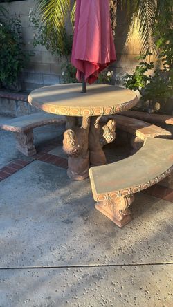 Table and chairs