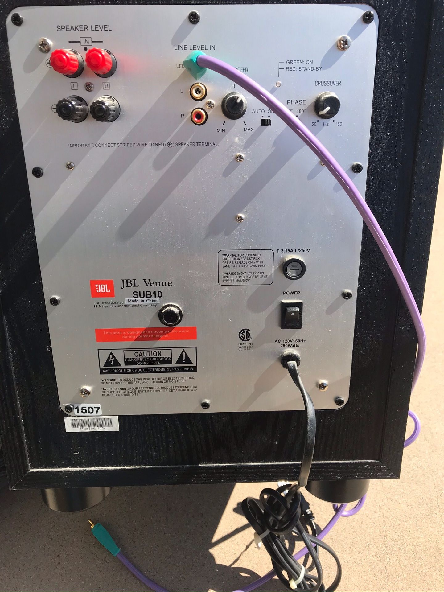 JBL Venue Sub10 Subwoofer for Sale in Scottsdale, AZ OfferUp