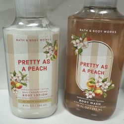 Bath and Body Works Set  Pretty as a Peach 
