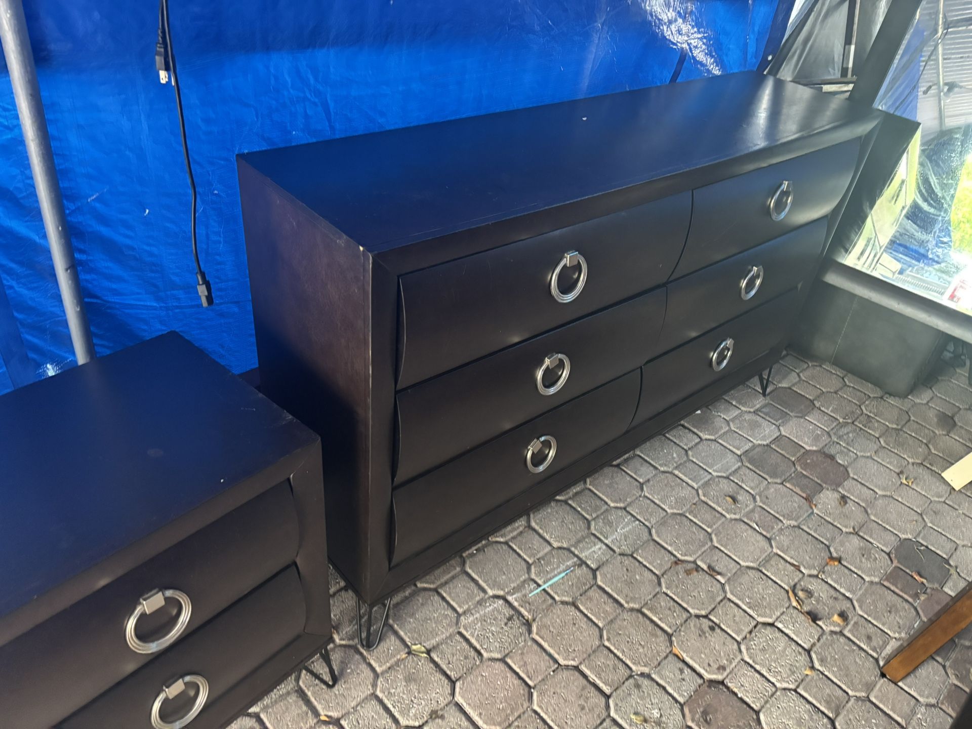 dresser and one end table