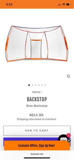 New Bownet backstop baseball softball 1/3 price