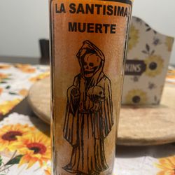 Santa Muerte Candle / Veladora De La Santa Muerte
