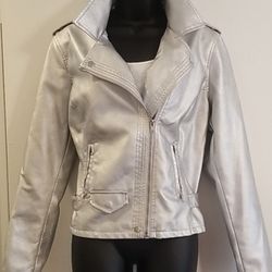 Women’s Vegan Leather Moto Jacket