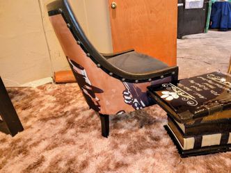 Decorative chair and book table