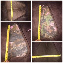 Two soft zippered gun cases