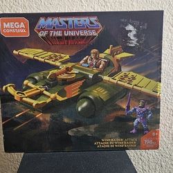 MEGA Construx Masters of The Universe Wind Raider Attack Set He-Man MOTU Minifig