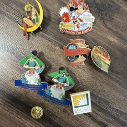 Vintage 1990S Disney Pins 