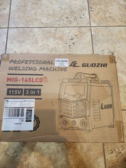GZ GUOZHI WELDING MACHINE MIG145LCD 115V 3 IN 1