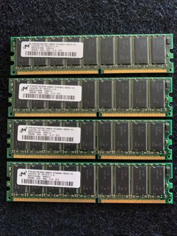 256MB DDR 400 PC3200 Computer RAM (4)