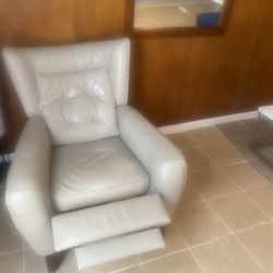 Beige Recliner Chair