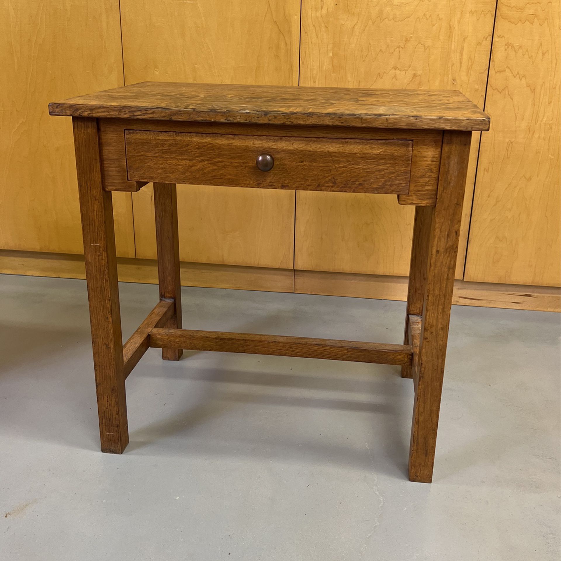 1940’s Oak Desk -Side Table