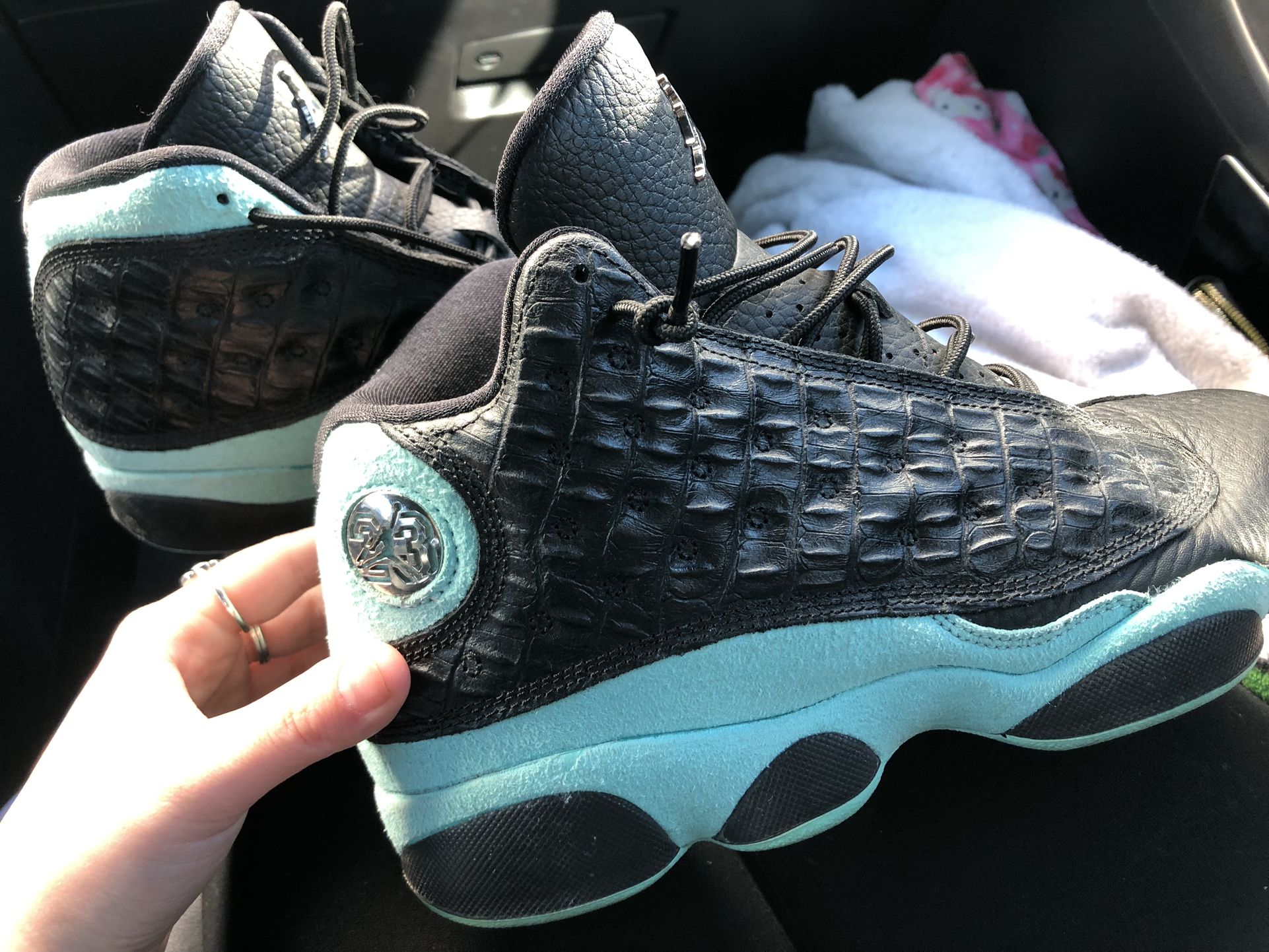 Nike Air Jordan 13 Retro Black Island Green - Main Image