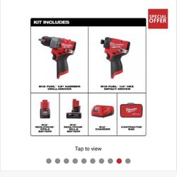 Milwaukee Tools Combo 🧰 