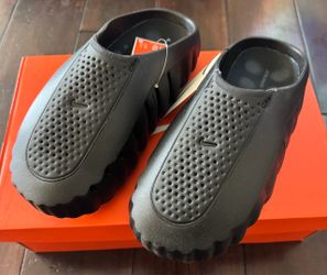 Nike Mind 001 Slides Triple Black Size 12m