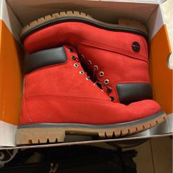 Red Timberland Boots 