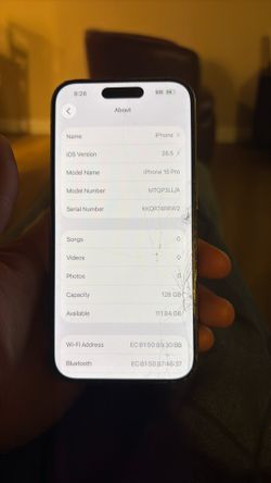 Unlocked IPhone 15 Pro