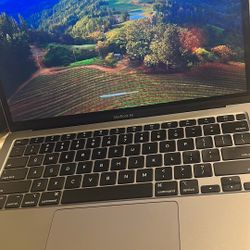 Apple MacBook Air 13 , Dark Gray Color .