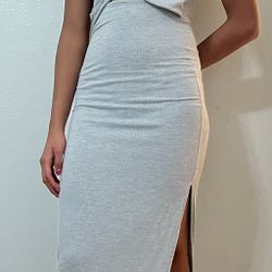 Gray Dress 
