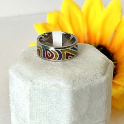 Stainless Steel Ring, Size 7